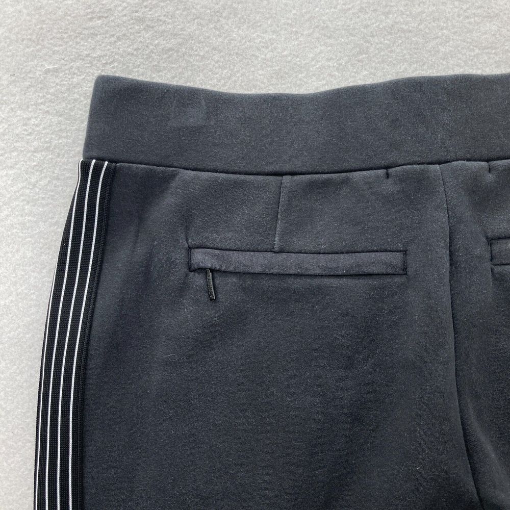 Athleta Commuter Pants Women's Small Pull On Black Stretch Striped Ankle Zip - Picture 13 of 14